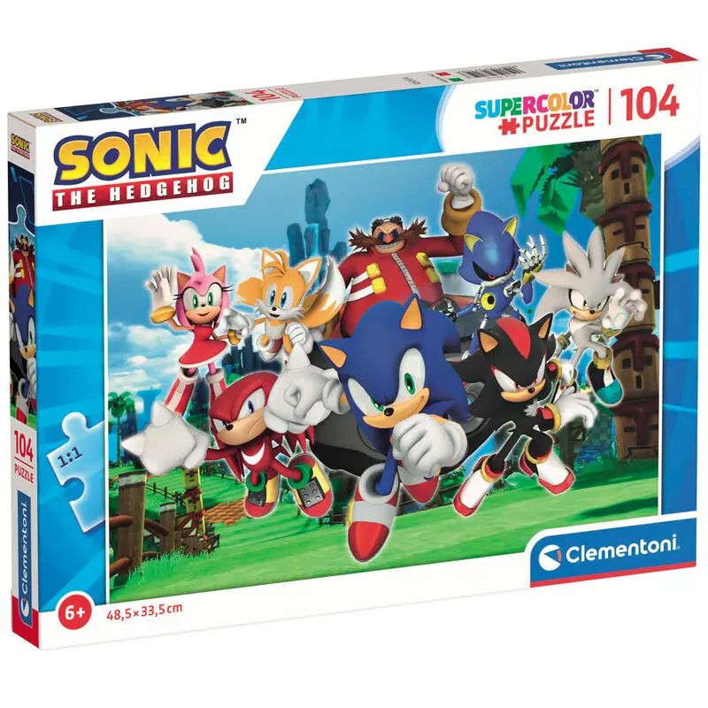 Puzzle Sonic The Hedgehog 104 piese poza produsului