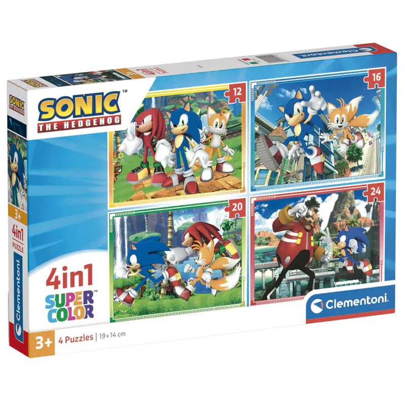 Puzzle Sonic the Hedgehog 12-16-20-24 piese poza produsului