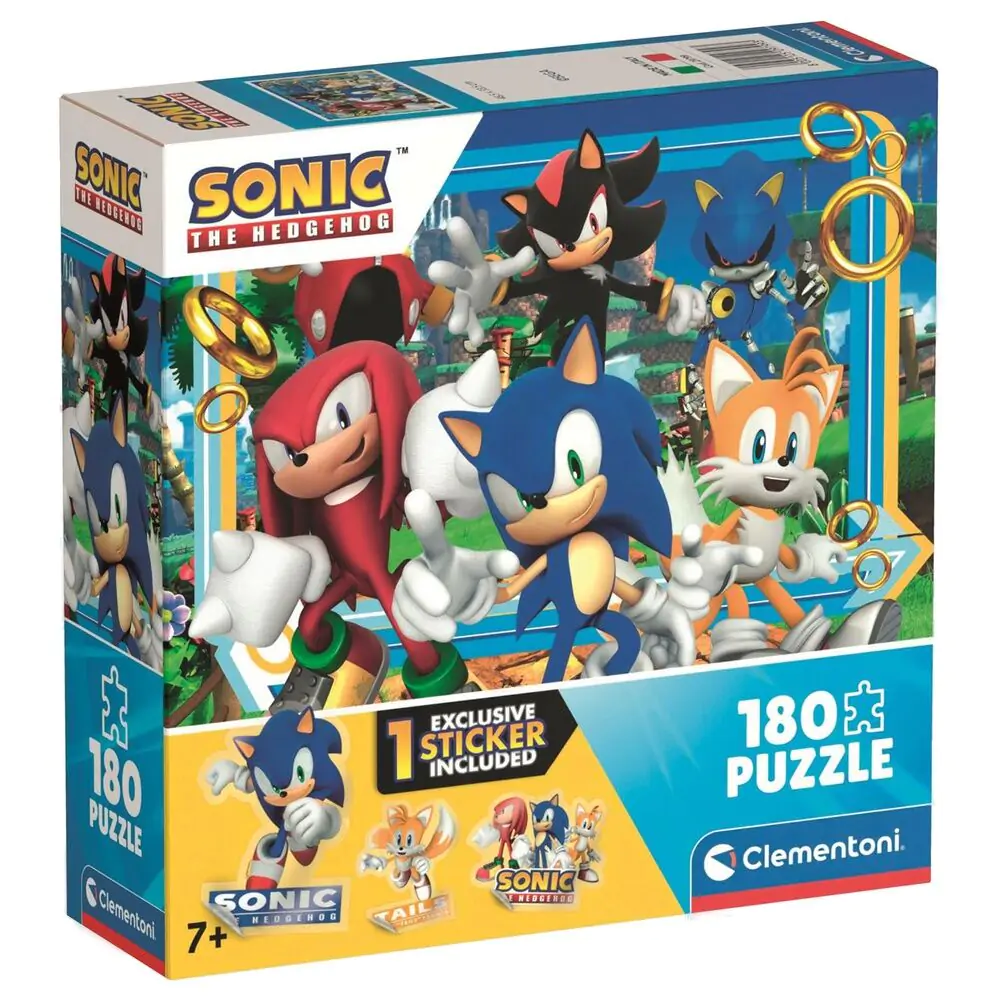 Sonic the Hedgehog puzzle 180 piese poza produsului