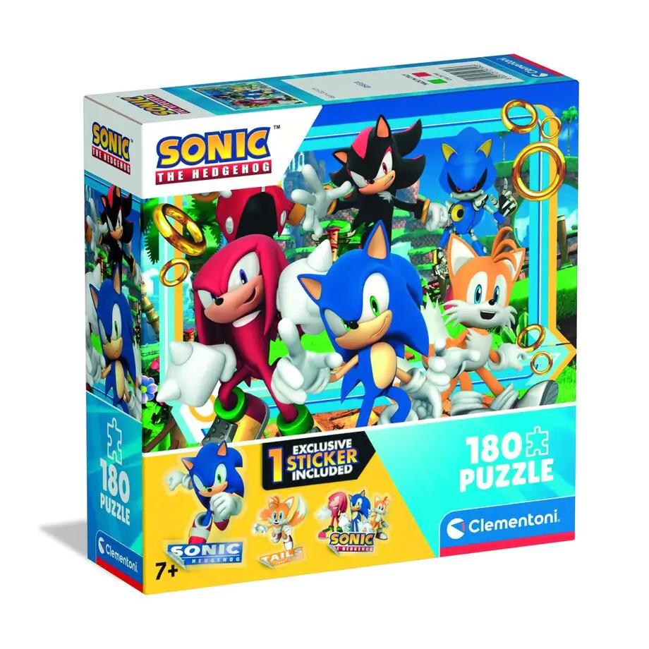 Sonic the Hedgehog puzzle 180 piese poza produsului