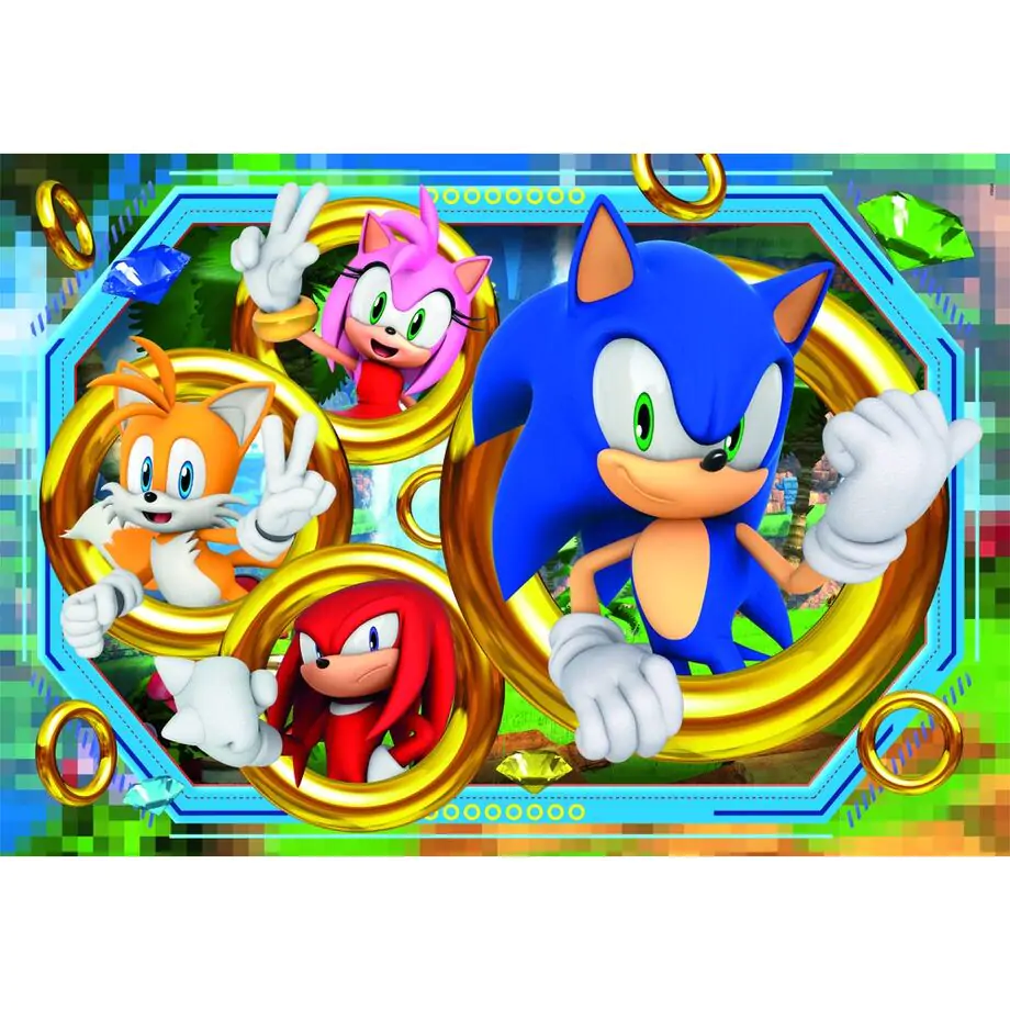 Sonic the Hedgehog puzzle 180 piese poza produsului