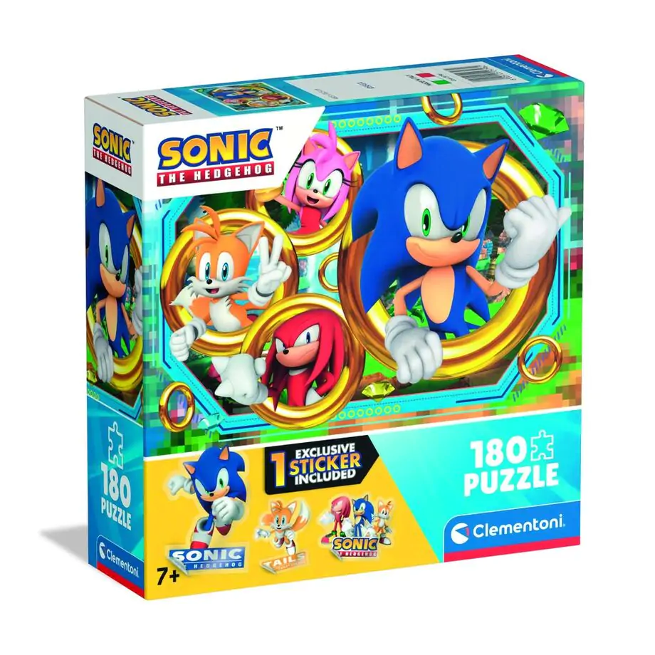 Sonic the Hedgehog puzzle 180 piese poza produsului