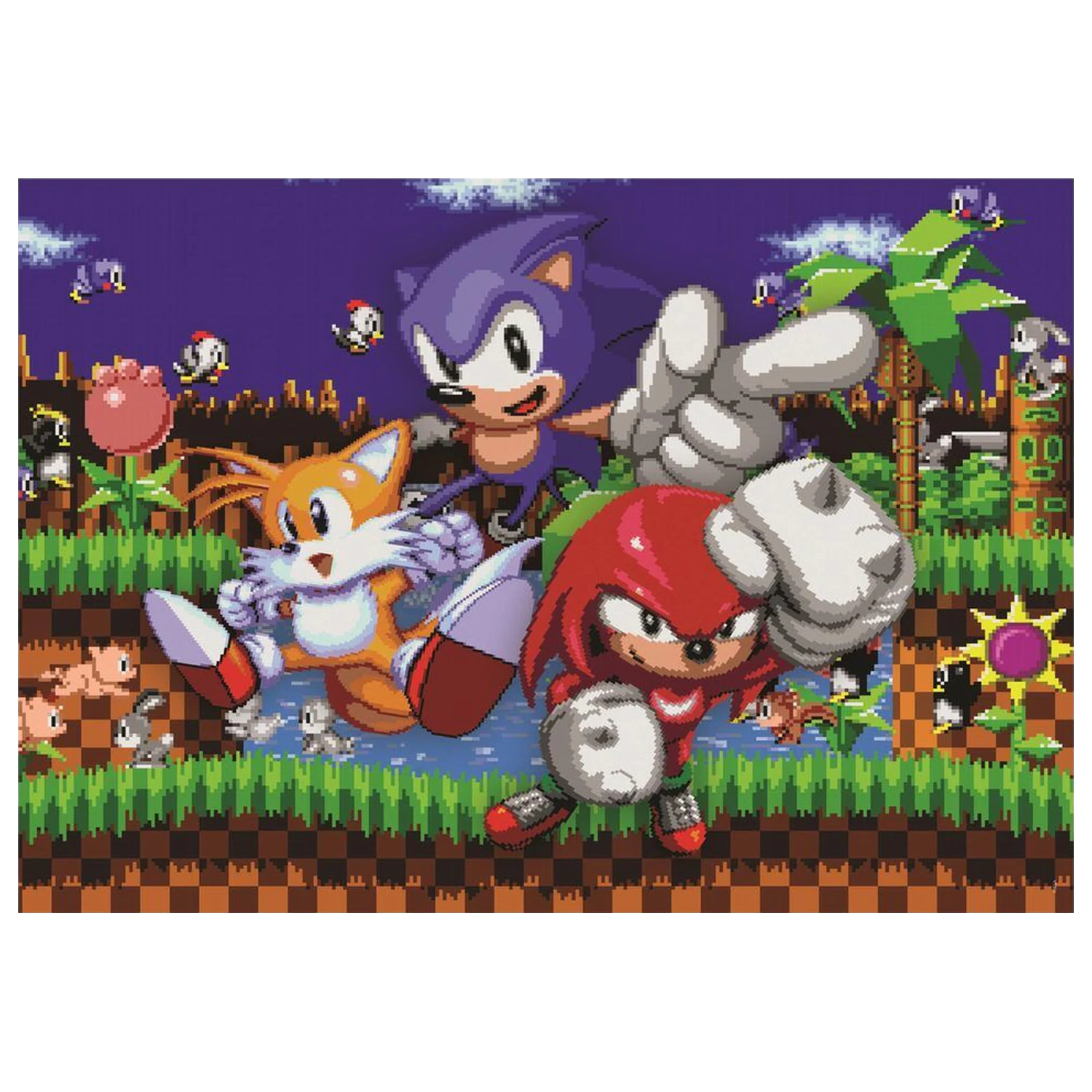 Sonic The Hedgehog puzzle 500 piese poza produsului