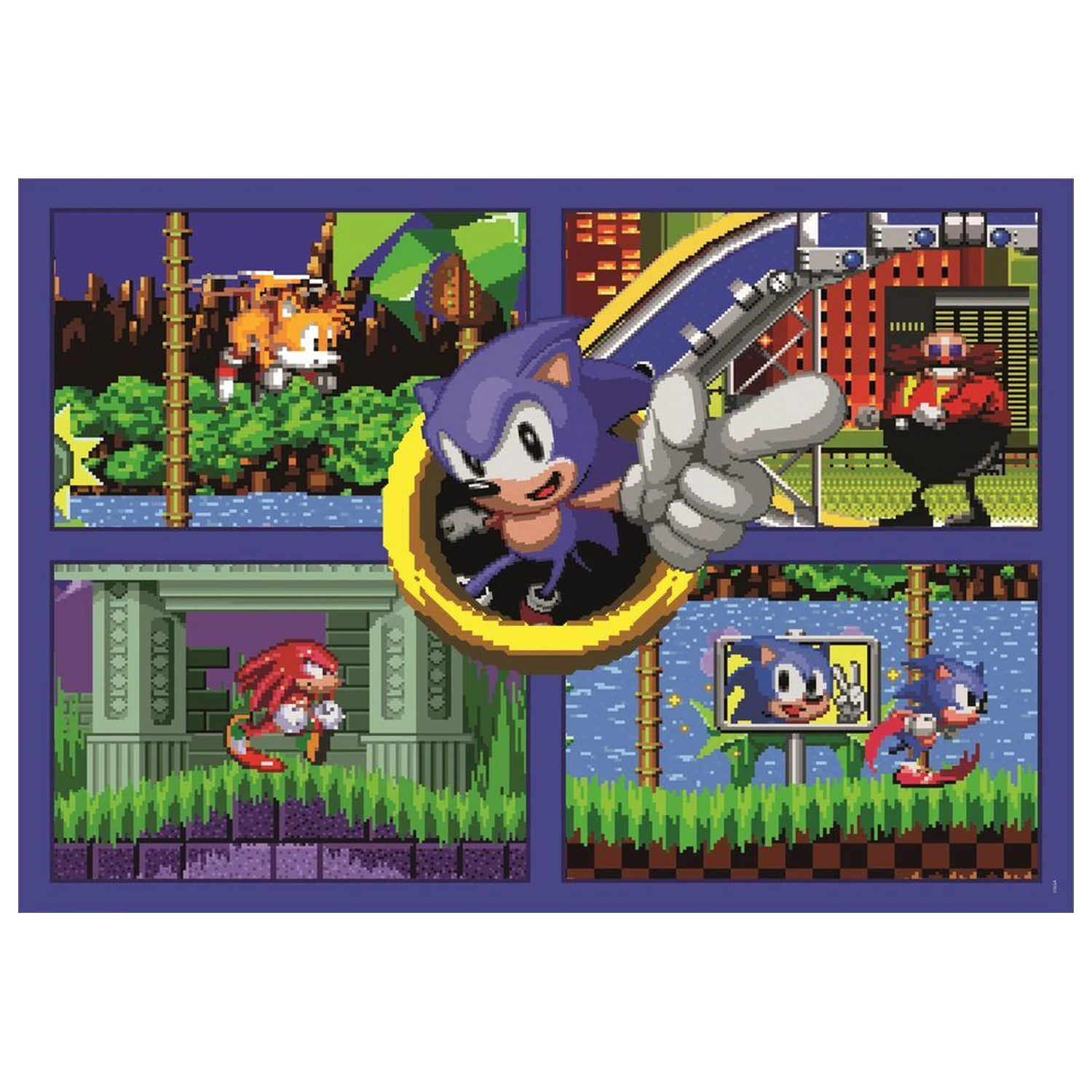 Sonic The Hedgehog puzzle 500 piese poza produsului