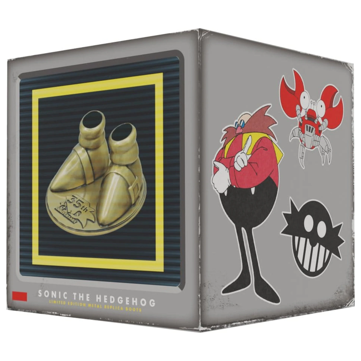 Sonic the Hedgehog Replica 35th Anniversary Metal Boot Editie Limita poza produsului
