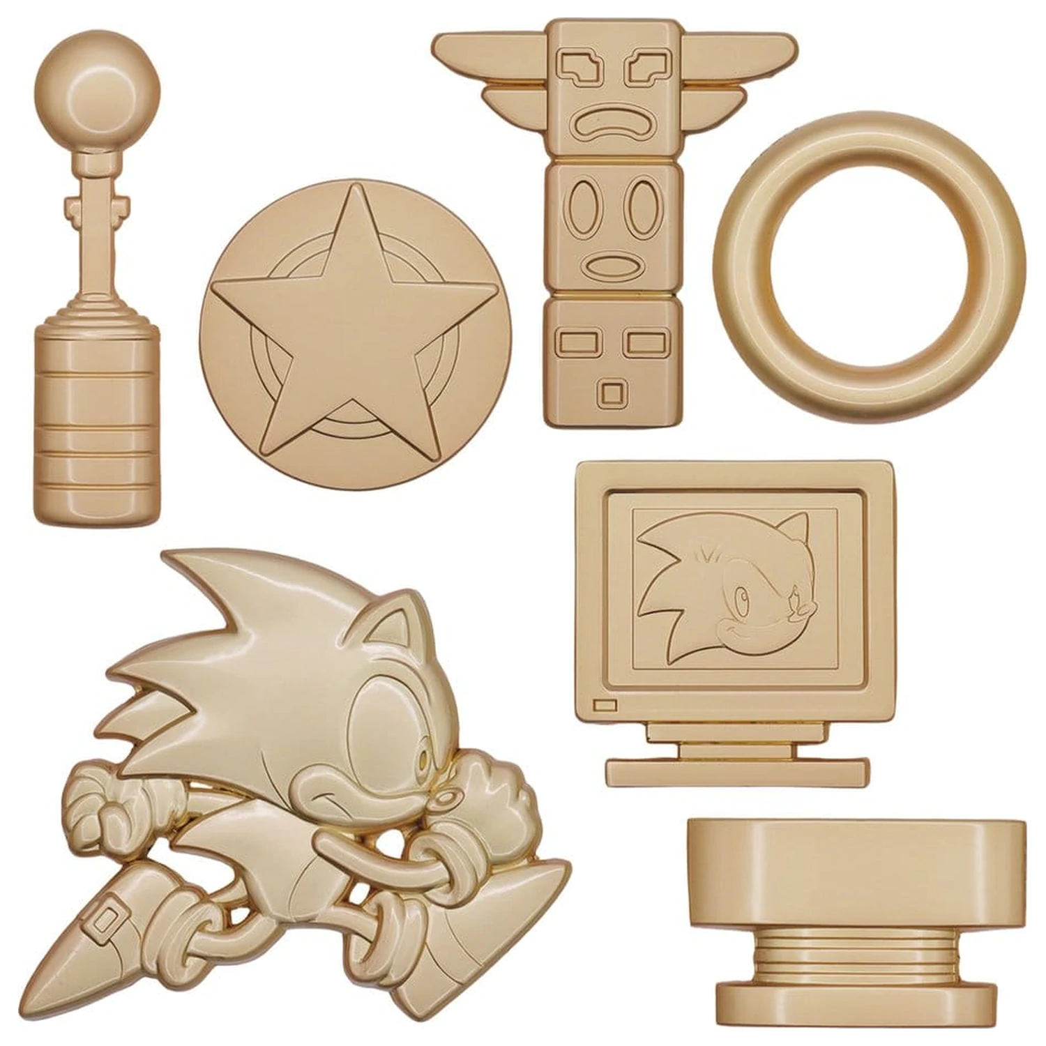 Sonic the Hedgehog Replica Set Comemorativ de Iconite Editie Limitata poza produsului