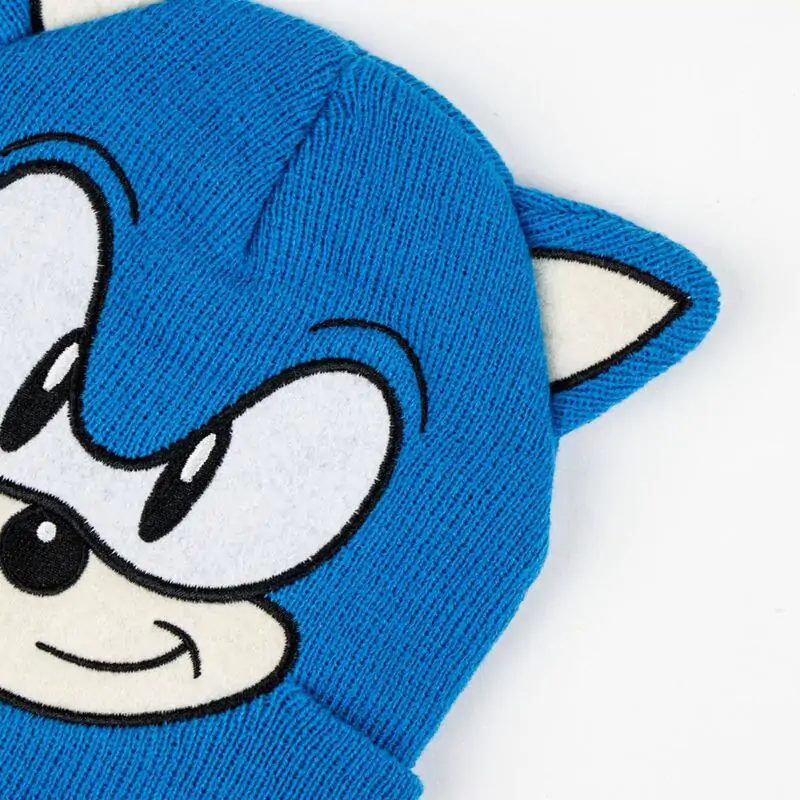 Sonic The Hedgehog set palarie si manusi poza produsului