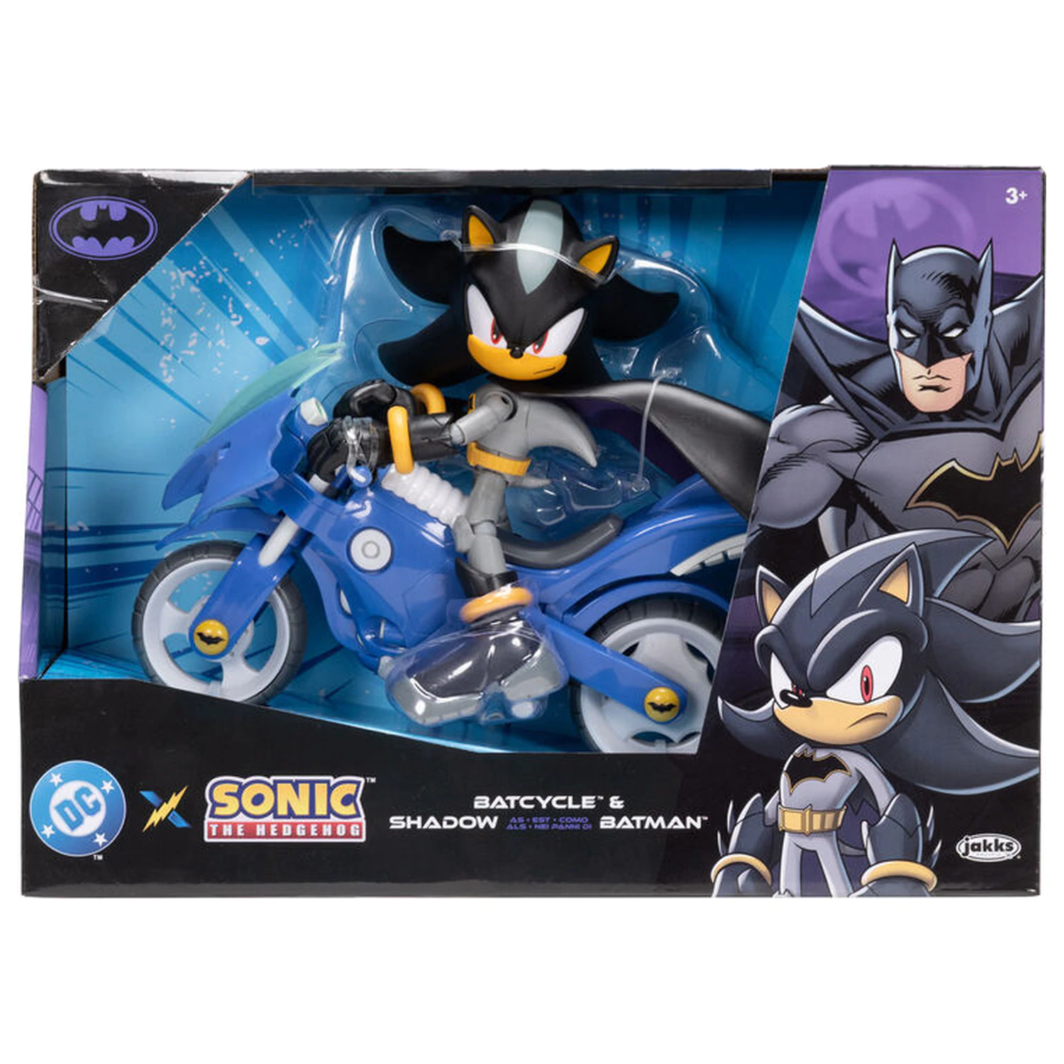 Sonic The Hedgehog Shadow with Batcycle figurina 12cm poza produsului