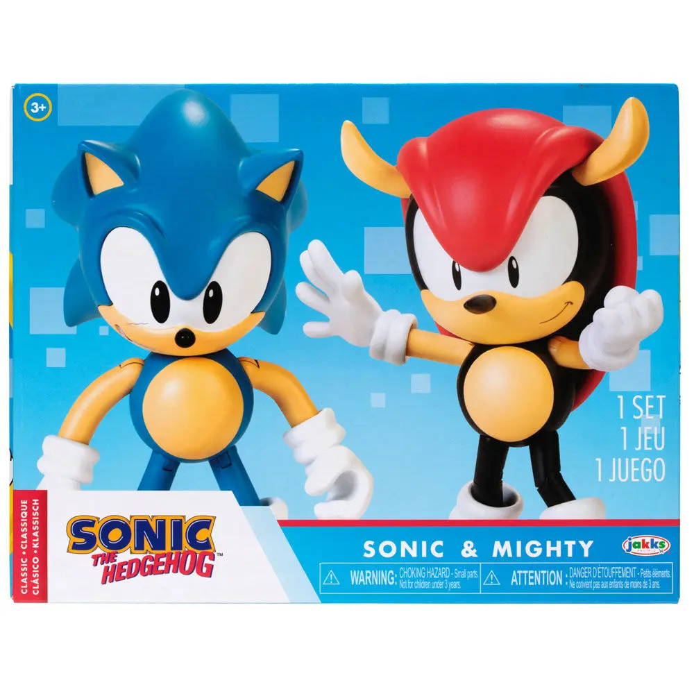 Sonic The Hedgehog Sonic & Mighty set figurine 10cm poza produsului