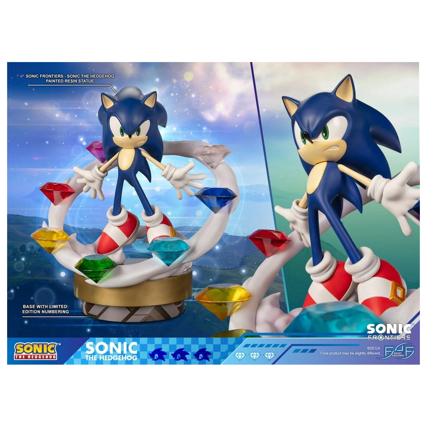 Sonic The Hedgehog Sonic Frontiers Statuie din rășină Sonic 42 cm poza produsului