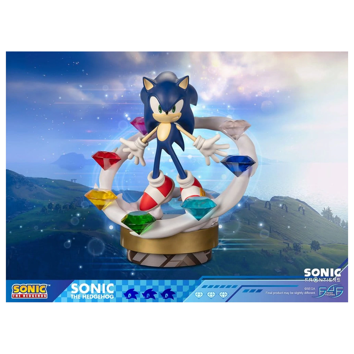Sonic The Hedgehog Sonic Frontiers Statuie din rășină Sonic 42 cm poza produsului