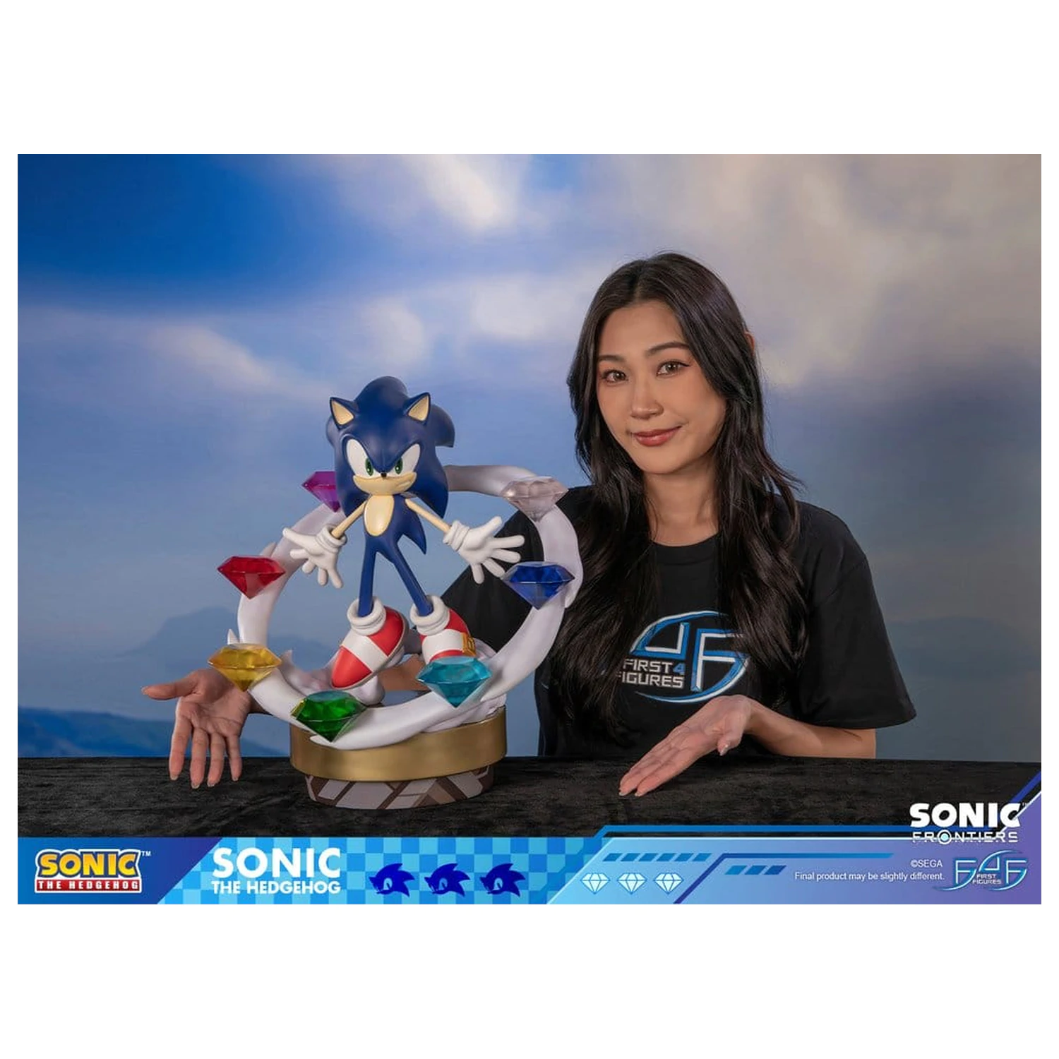 Sonic The Hedgehog Sonic Frontiers Statuie din rășină Sonic 42 cm poza produsului
