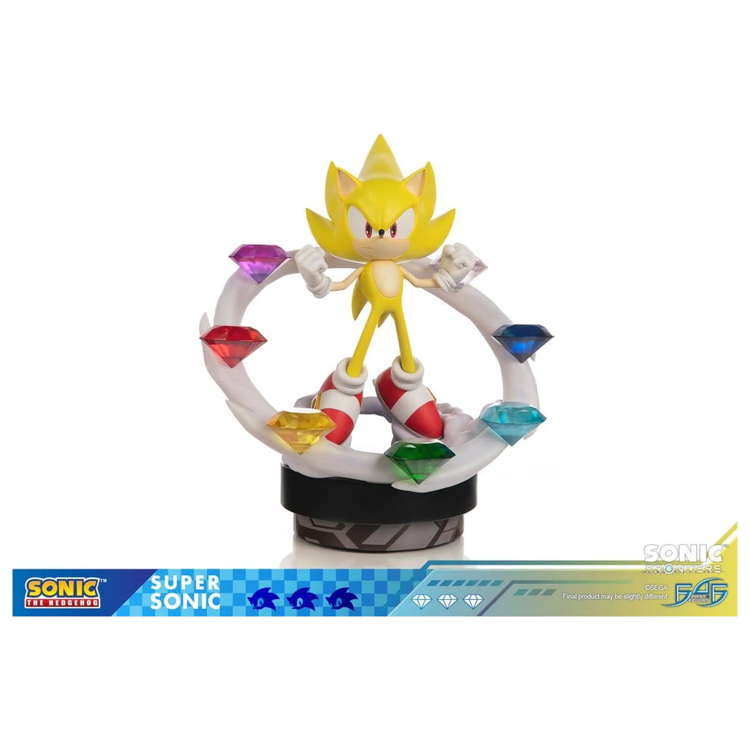 Sonic The Hedgehog Sonic Frontiers Statuie din Rasina Super Sonic 45 cm poza produsului
