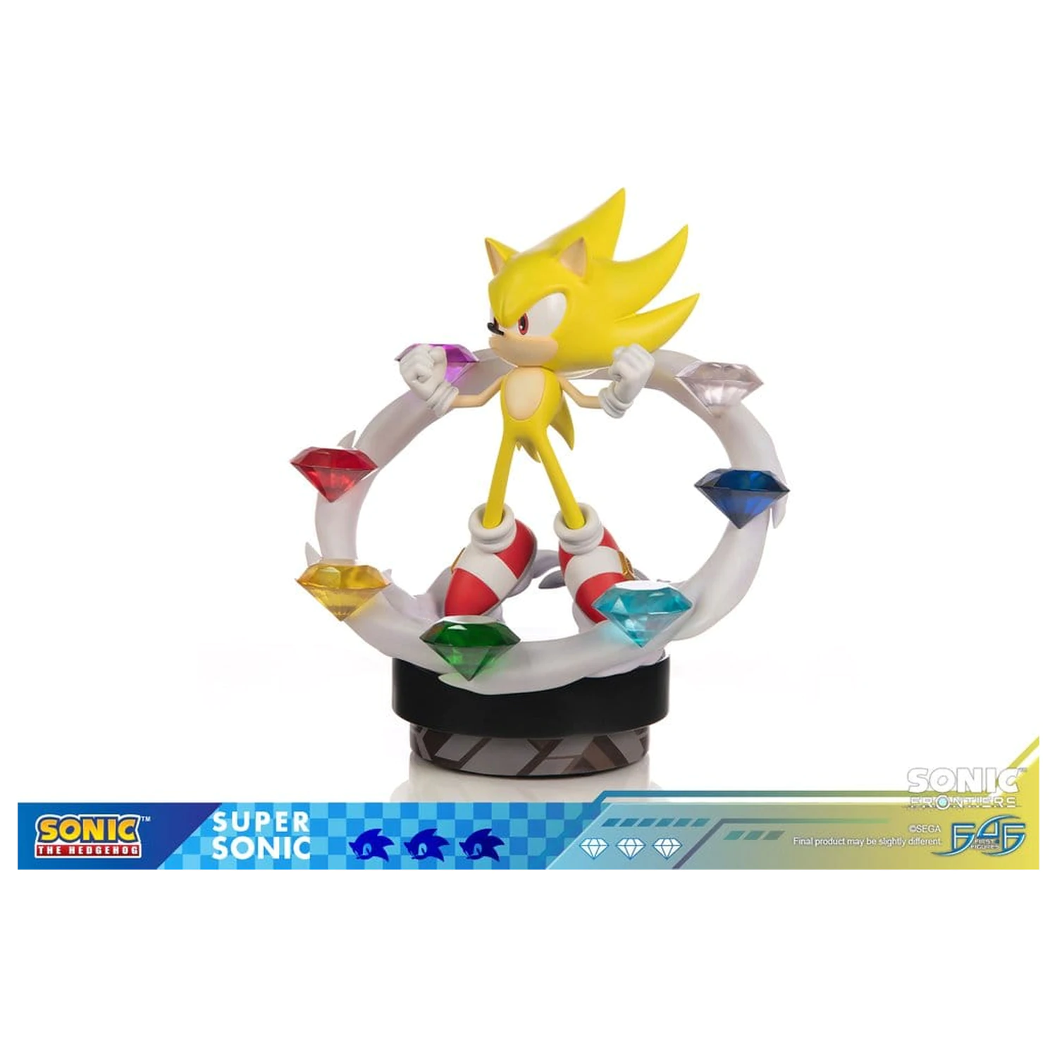 Sonic The Hedgehog Sonic Frontiers Statuie din Rasina Super Sonic 45 cm poza produsului