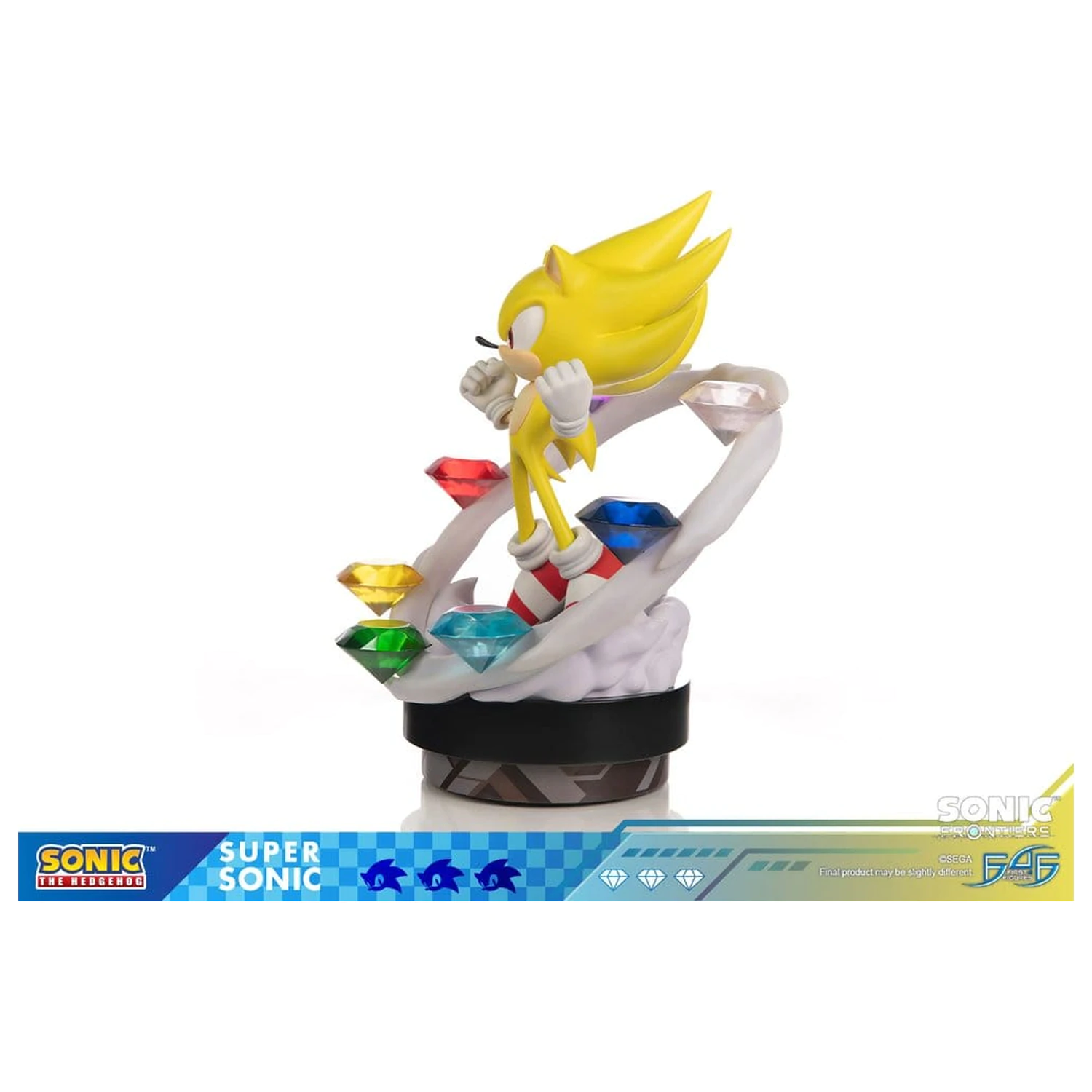 Sonic The Hedgehog Sonic Frontiers Statuie din Rasina Super Sonic 45 cm poza produsului