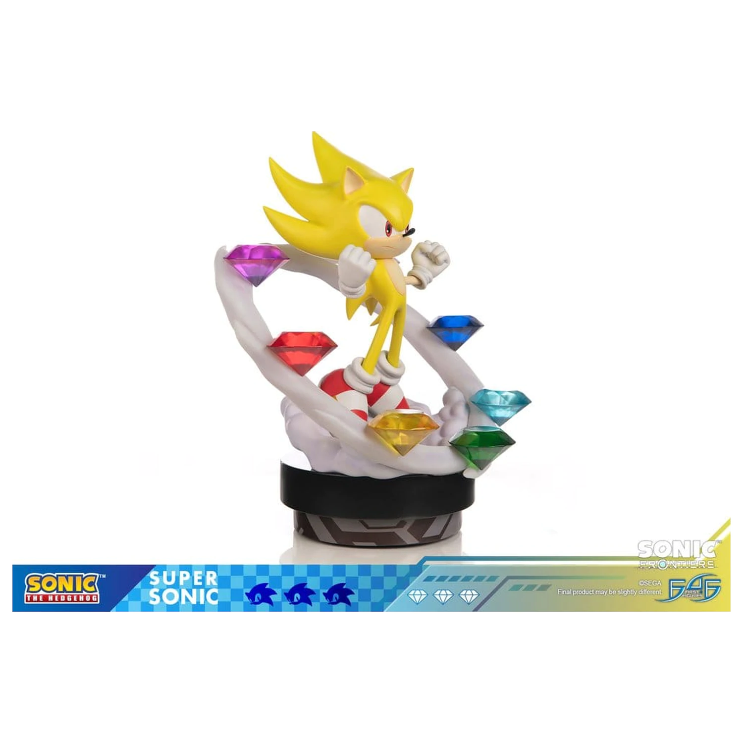 Sonic The Hedgehog Sonic Frontiers Statuie din Rasina Super Sonic 45 cm poza produsului
