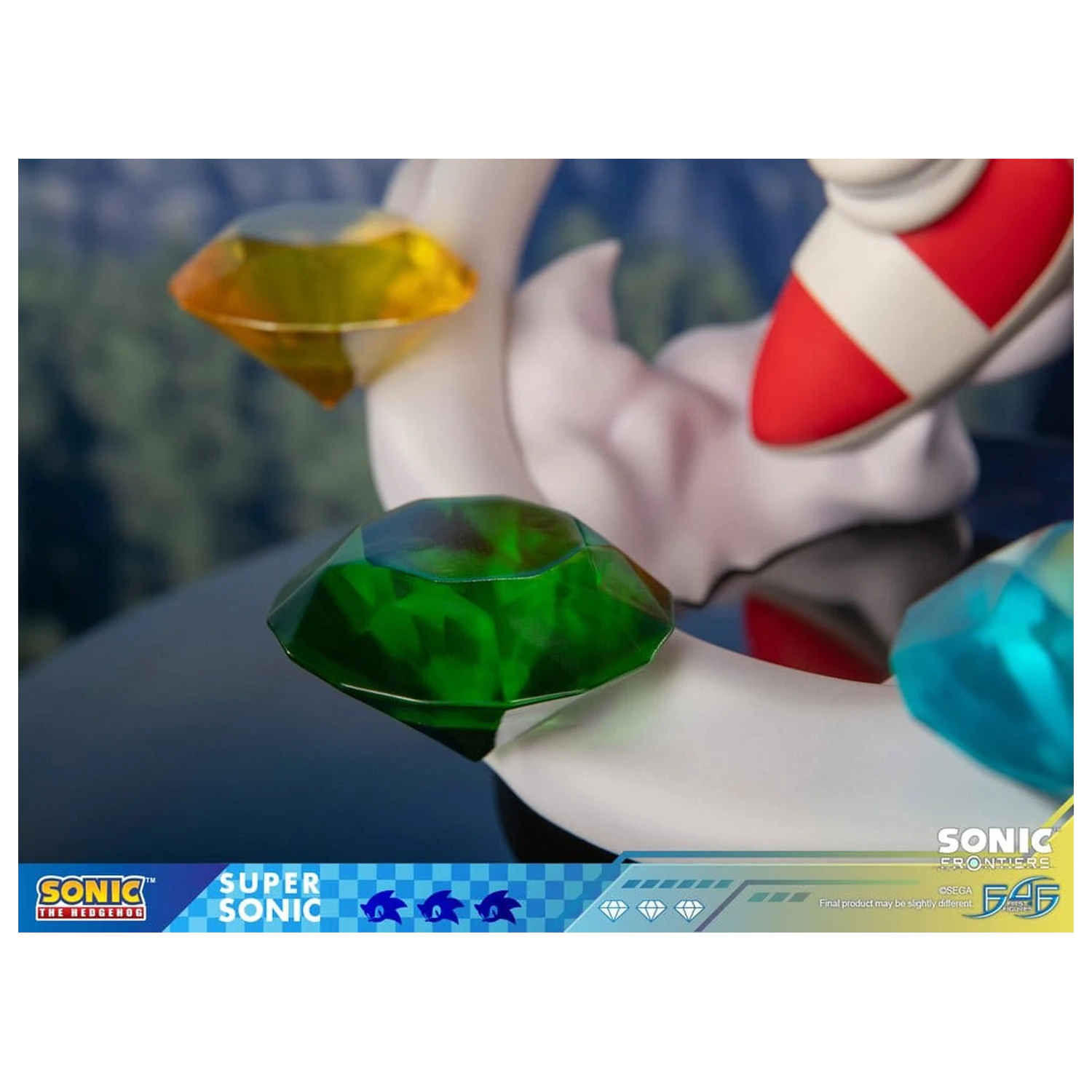 Sonic The Hedgehog Sonic Frontiers Statuie din Rasina Super Sonic 45 cm poza produsului