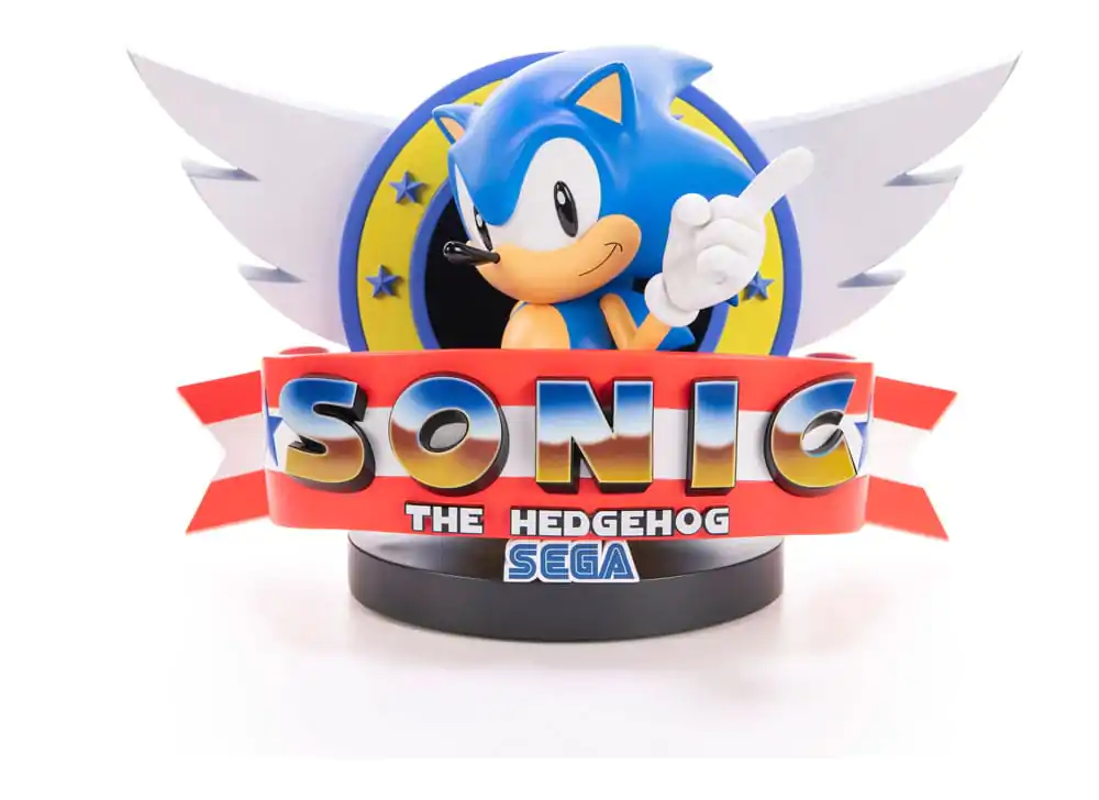 Sonic the Hedgehog Statuie Sonic Title Screen 21 cm poza produsului
