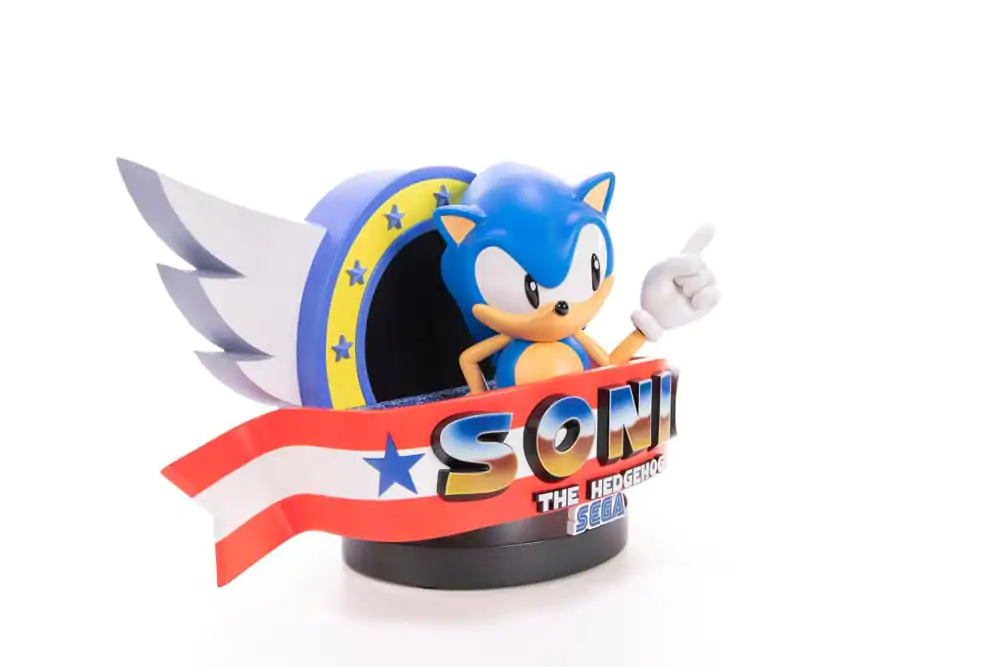 Sonic the Hedgehog Statuie Sonic Title Screen 21 cm poza produsului