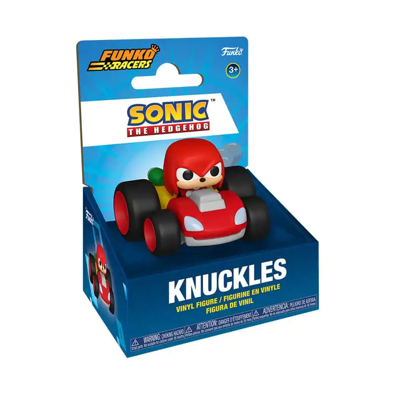Sonic The Hedgehog Super Racers Figurina turnata sub presiune Knuckles 5 cm poza produsului