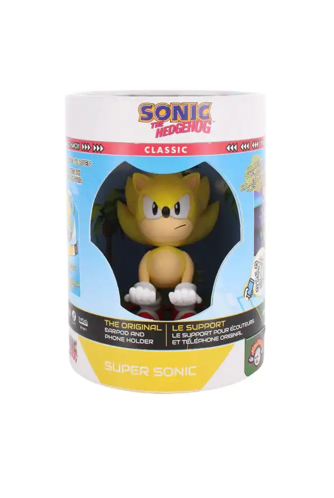 Sonic the Hedgehog Super Sonic mini cablu tip statuetă 10 cm poza produsului