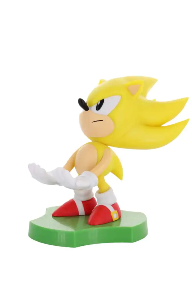 Sonic the Hedgehog Super Sonic mini cablu tip statuetă 10 cm poza produsului