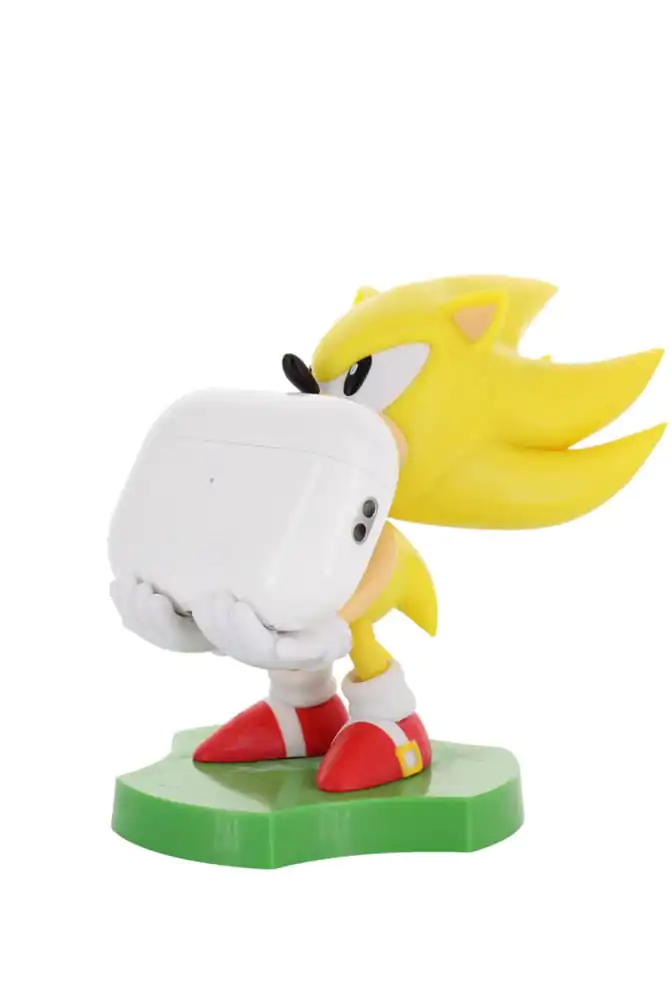 Sonic the Hedgehog Super Sonic mini cablu tip statuetă 10 cm poza produsului