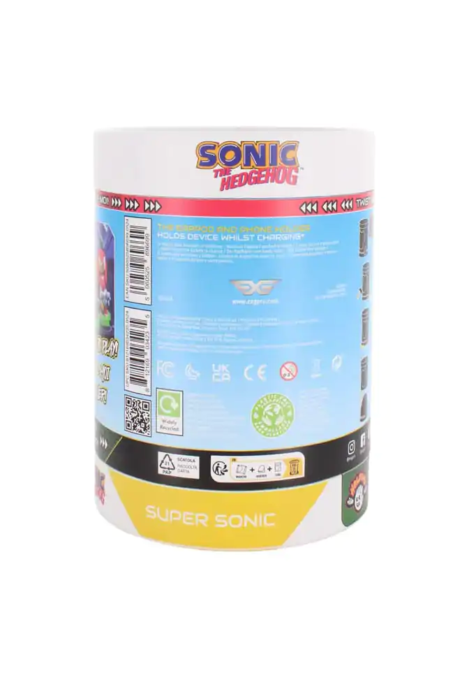 Sonic the Hedgehog Super Sonic mini cablu tip statuetă 10 cm poza produsului