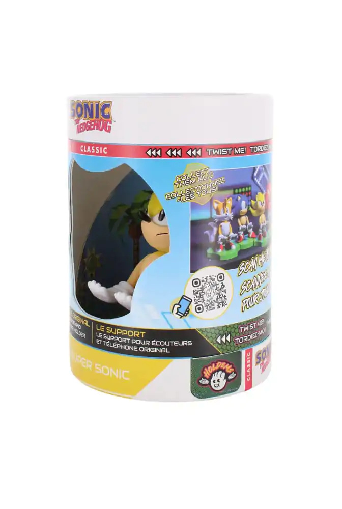 Sonic the Hedgehog Super Sonic mini cablu tip statuetă 10 cm poza produsului