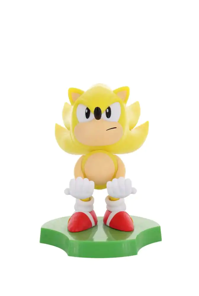 Sonic the Hedgehog Super Sonic mini cablu tip statuetă 10 cm poza produsului