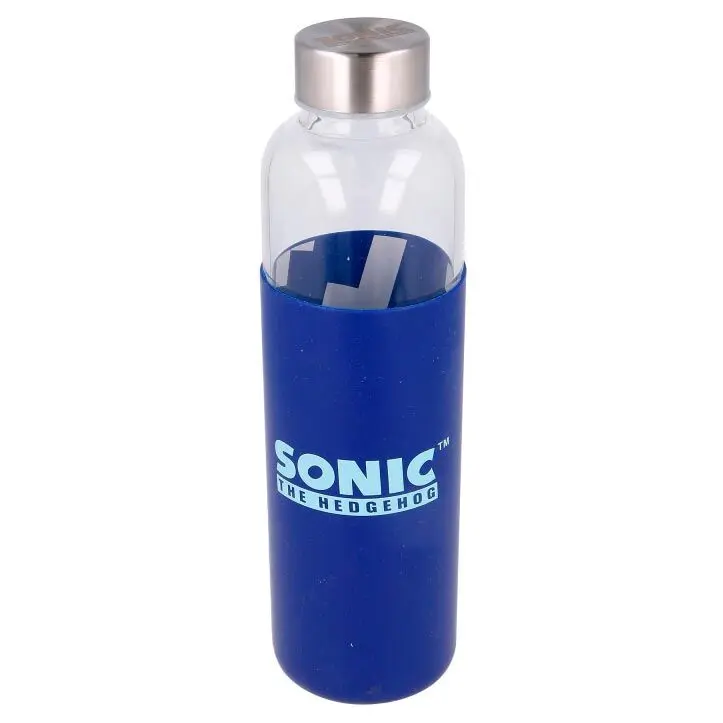 Sticlă cu înveliș din silicon Sonic the Hedgehog 585ml poza produsului