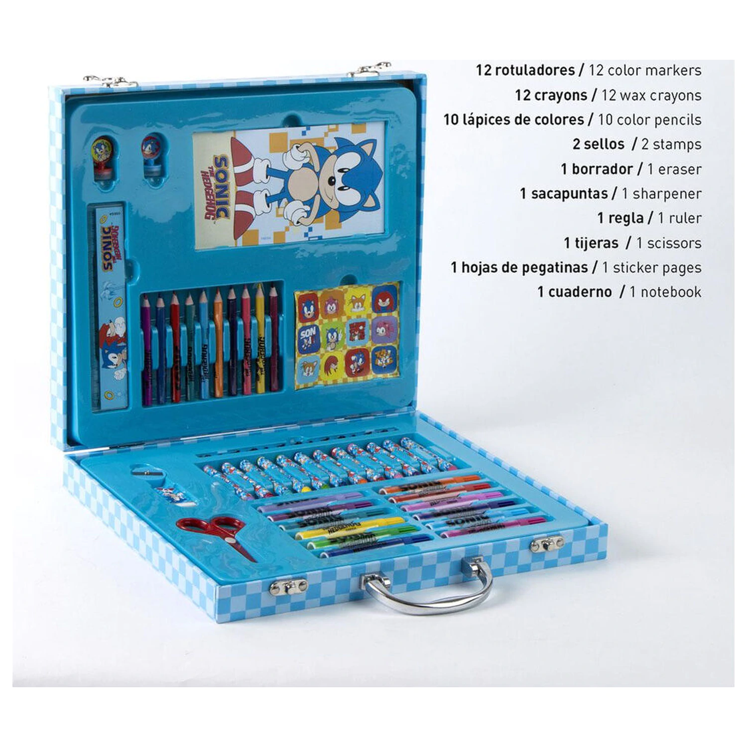 Sonic the Hedgehog Trusa de papetarie de colorat poza produsului