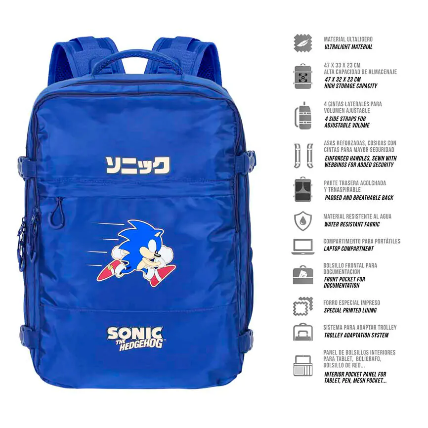 Rucsac Sonic the Hedgehog 40cm poza produsului