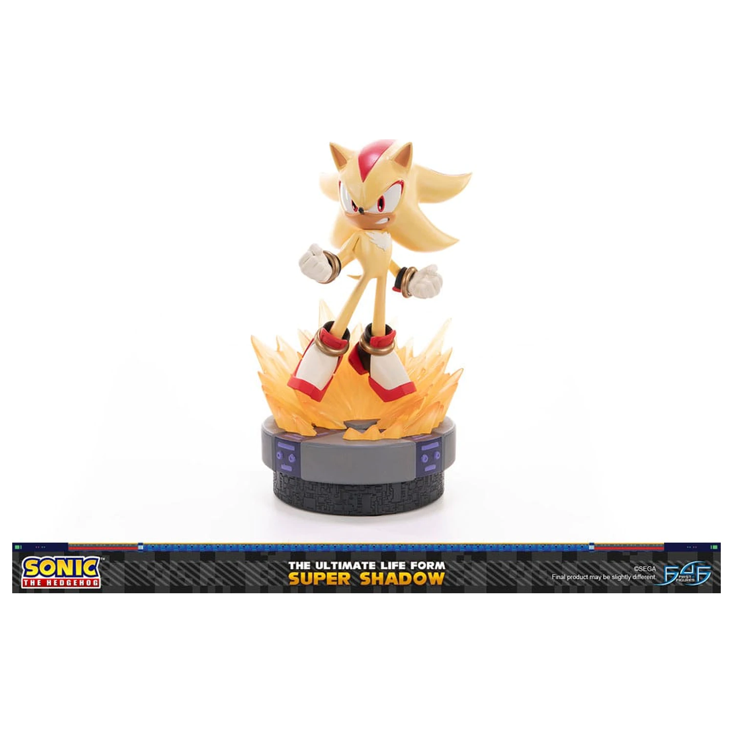 Sonic the Hedgehog The Ultimate Life Form Statuie Super Shadow Standard Edition 32 cm poza produsului