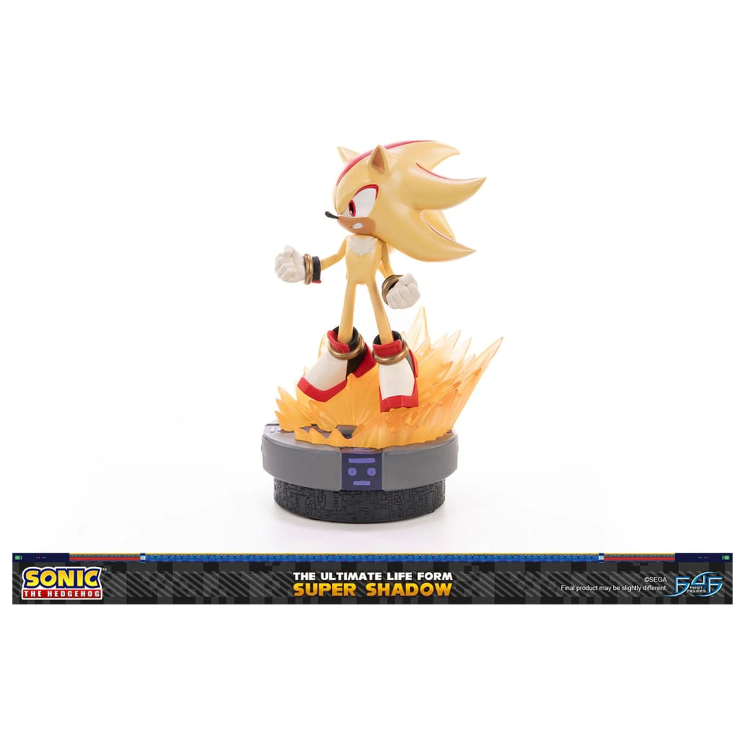 Sonic the Hedgehog The Ultimate Life Form Statuie Super Shadow Standard Edition 32 cm poza produsului