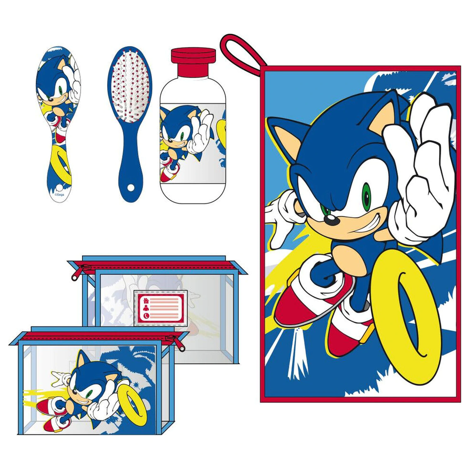 Sonic the Hedgehog set geantă articole de toaletă poza produsului