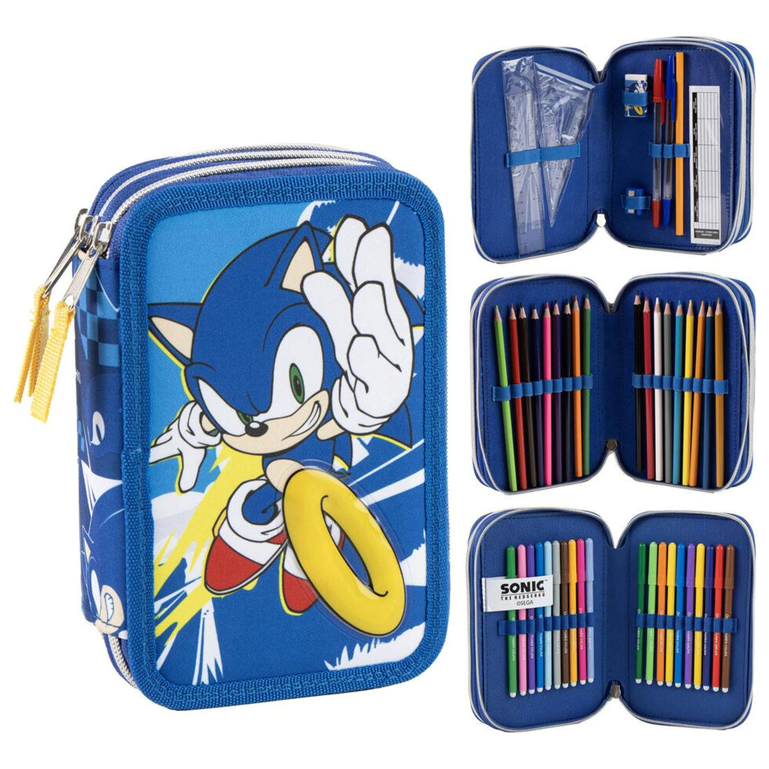 Sonic the Hedgehog triplu penar poza produsului