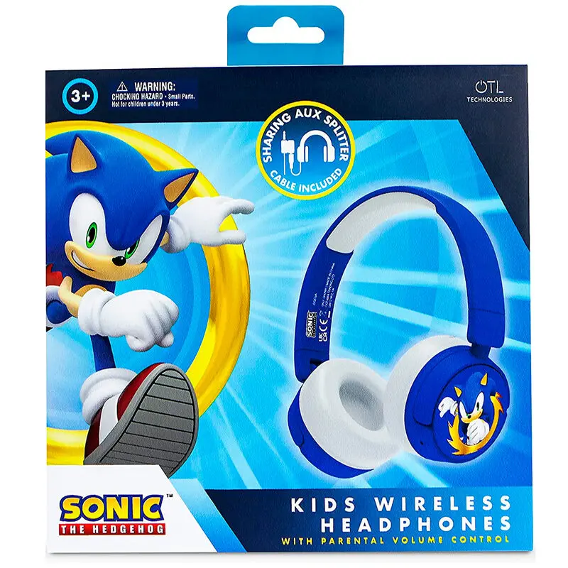 Căști wireless pentru copii Sonic the Hedgehog poza produsului