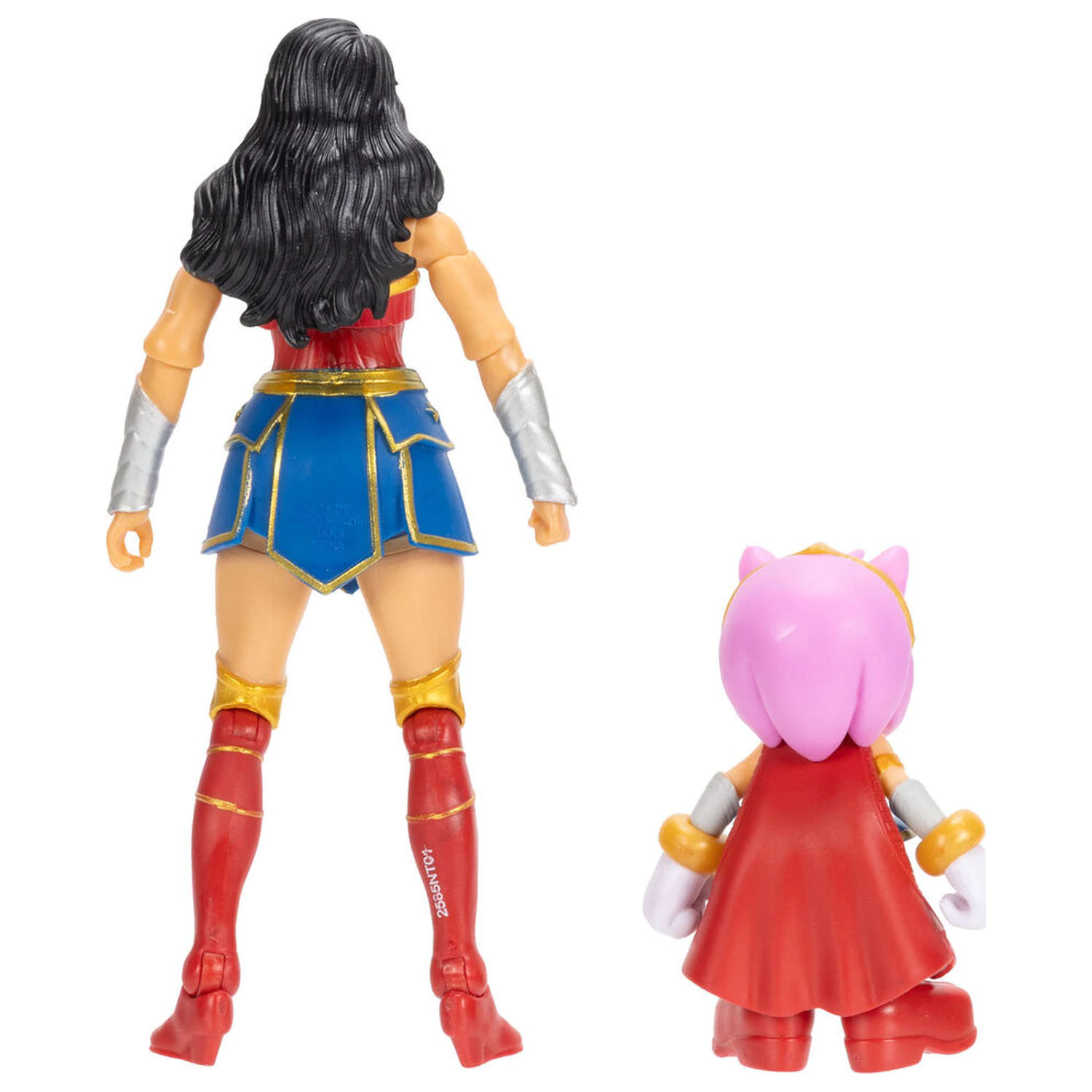 Sonic The Hedgehog x Dc Comics Amy & Wonder Woman figurină poza produsului