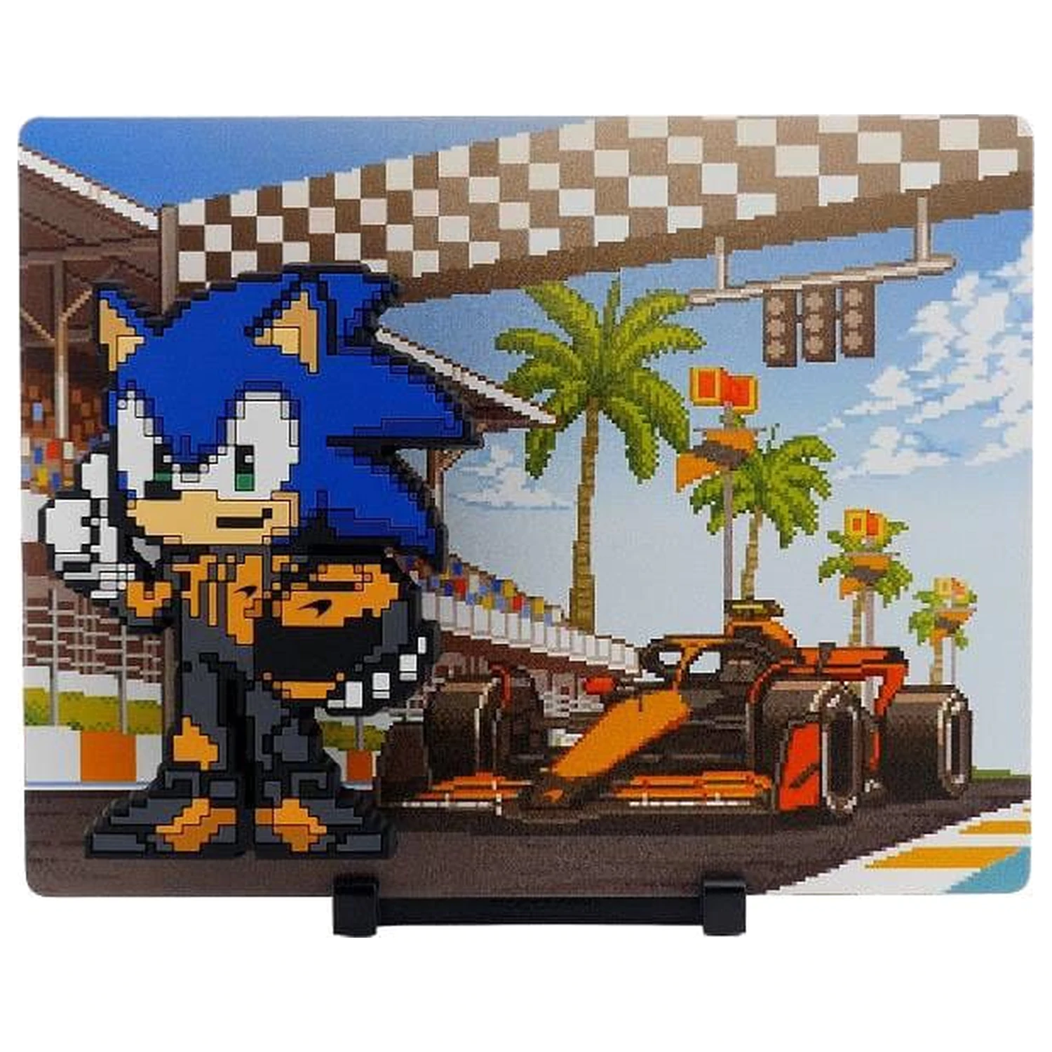Sonic The Hedgehog x McLaren FiGGYZ Magnet Colectabil Sonic McLaren 35th Anniversary 9 cm poza produsului
