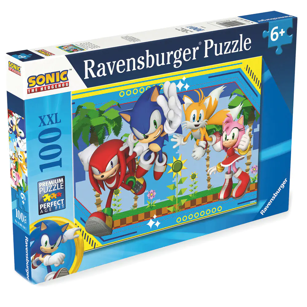 Sonic the Hedgehog Puzzle XXL 100 bucăți poza produsului