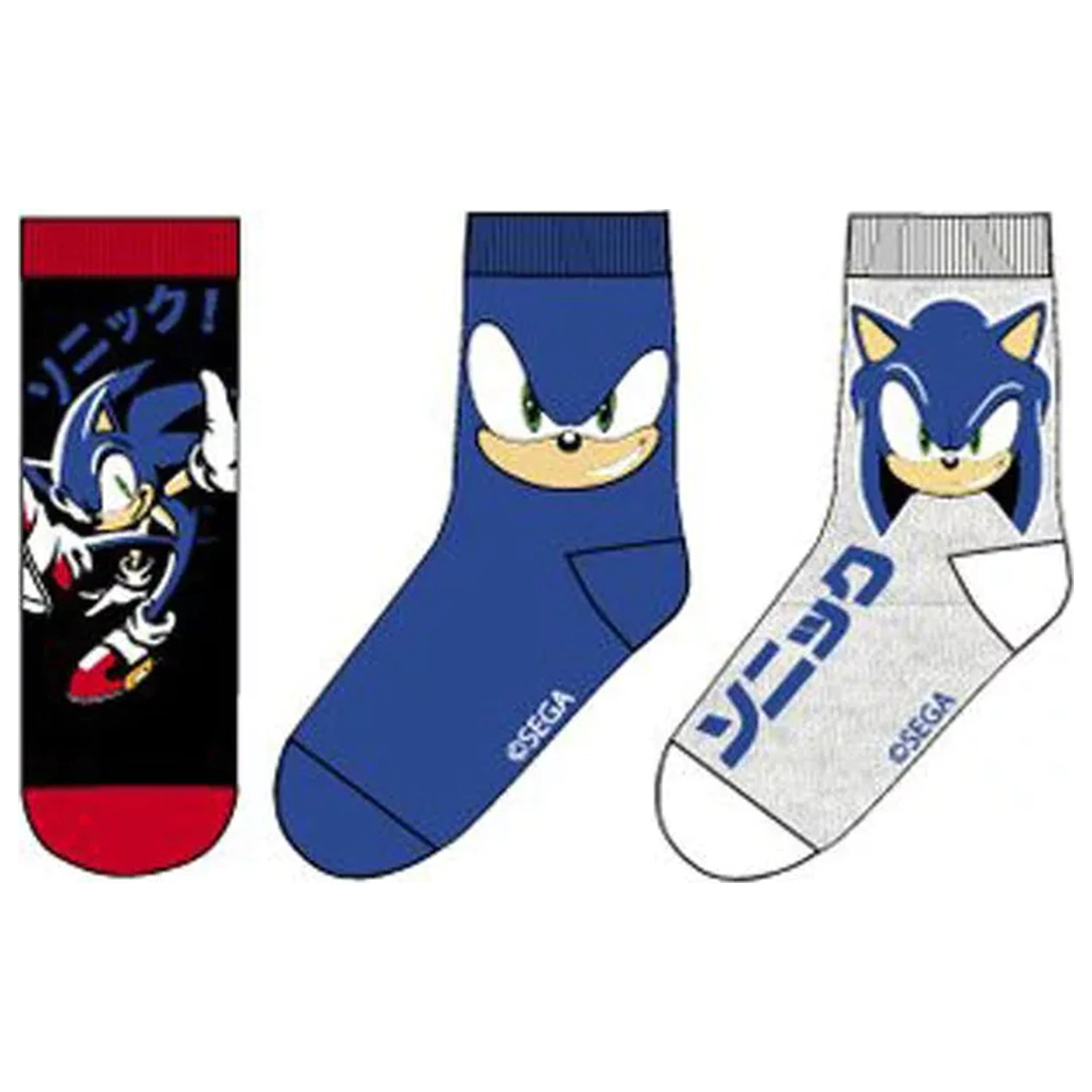 Sonic Turbo Blur șosete pentru copii mărimea 31-34 poza produsului