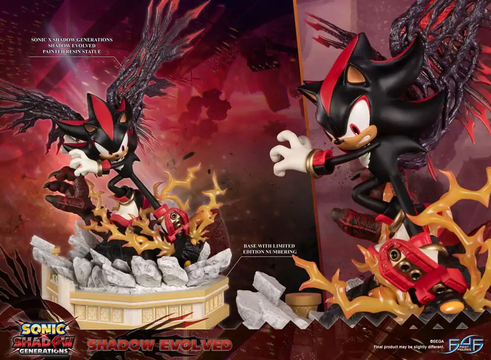 Sonic X Shadow Generations Statuie Shadow Evolved 58 cm poza produsului