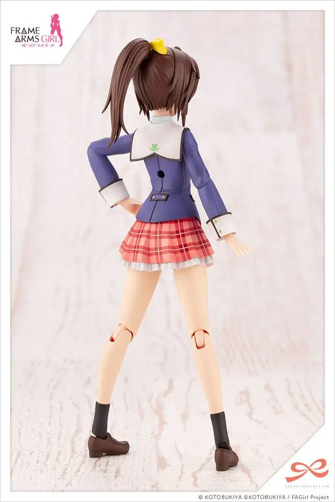 Sousai Shojo Teien Kit Model Plastic 1/10 Ao Gennai Wakaba Girls' High School Uniformă de iarnă 16 cm poza produsului