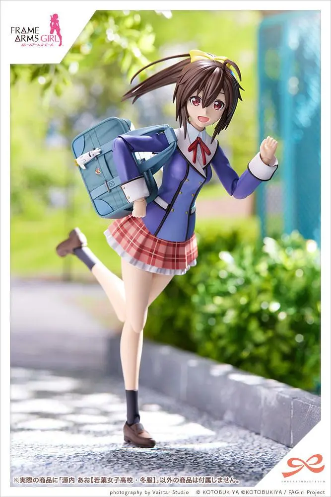 Sousai Shojo Teien Kit Model Plastic 1/10 Ao Gennai Wakaba Girls' High School Uniformă de iarnă 16 cm poza produsului