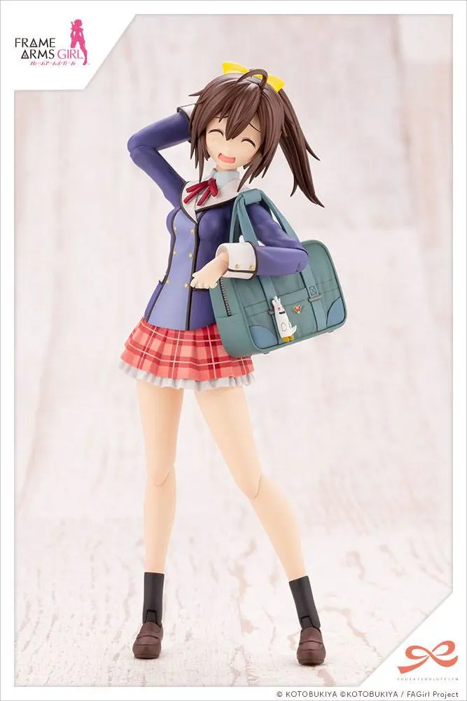 Sousai Shojo Teien Kit Model Plastic 1/10 Ao Gennai Wakaba Girls' High School Uniformă de iarnă 16 cm poza produsului
