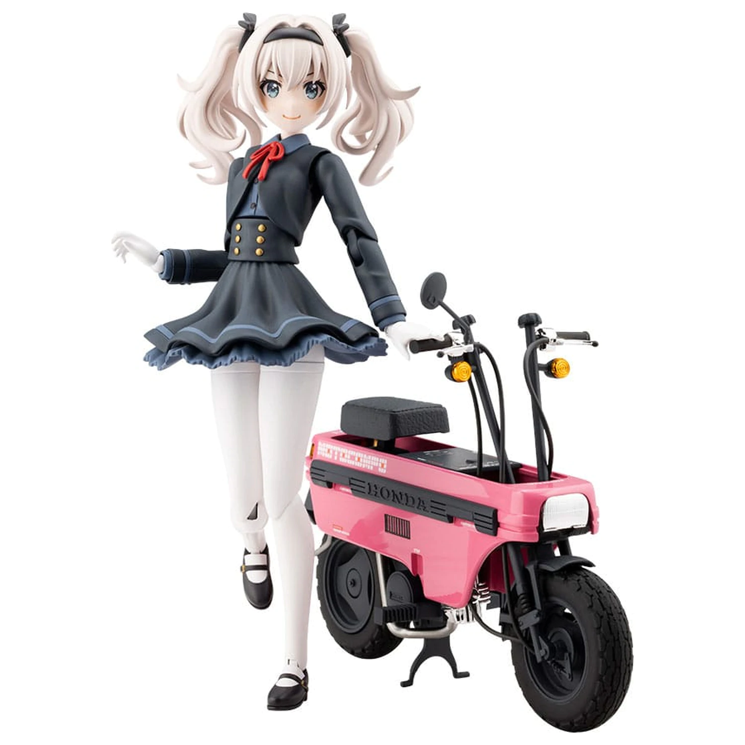 Kit model de plastic Sousai Shojo Teien 1/10 Emma Koishikawa Nocturne cu Honda AB12 Motocompo 14 cm poza produsului