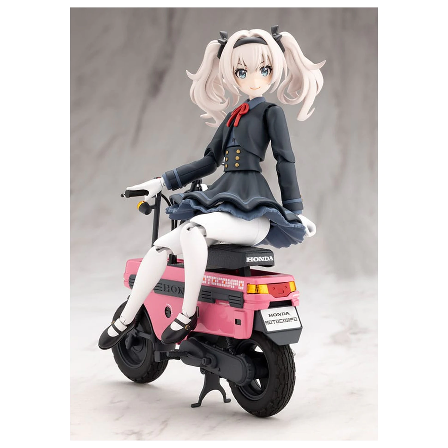 Kit model de plastic Sousai Shojo Teien 1/10 Emma Koishikawa Nocturne cu Honda AB12 Motocompo 14 cm poza produsului