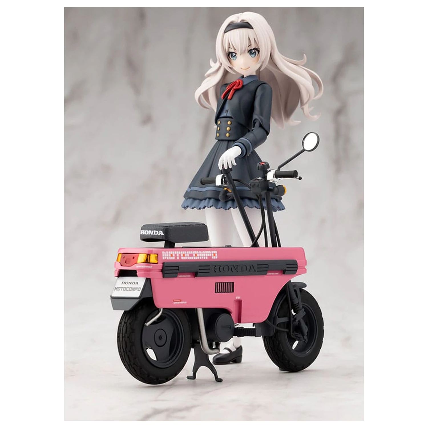 Kit model de plastic Sousai Shojo Teien 1/10 Emma Koishikawa Nocturne cu Honda AB12 Motocompo 14 cm poza produsului