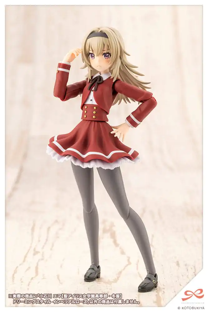 Kit Model Plastic Sousai Shojo Teien 1/10 Emma Koishikawa (St. Iris Gakuen Girl´s High School Winter Clothes) Dreaming Style Imperial Rose 14 cm poza produsului
